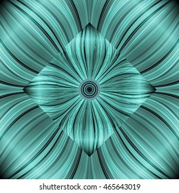 Beautiful abstract background of glowing lines, stylized flowers