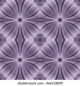 Beautiful abstract background of glowing lines, stylized flowers. Seamless floral pattern. 