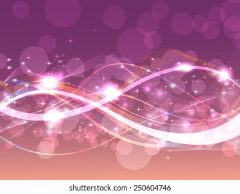 Beautiful abstract background with gradient and radiance. Vector illustration