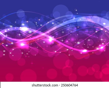Beautiful abstract background with gradient and radiance. Vector illustration