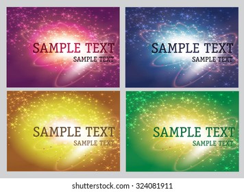 Beautiful abstract background with gradient and radiance. Vector illustration