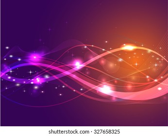 Beautiful abstract background with gradient and radiance. Vector illustration