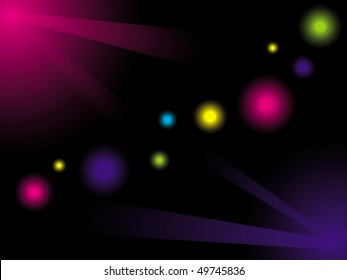 Beautiful abstract background of lights
