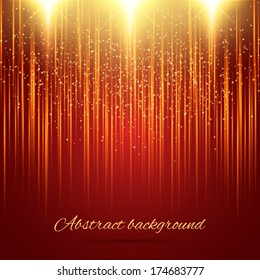 Beautiful abstract background with lights. Vector illustration