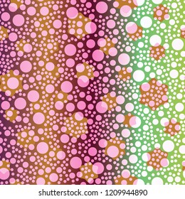 Beautiful abstract background multicolor circle splash.