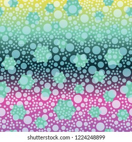 Beautiful abstract background multicolor circle splash.