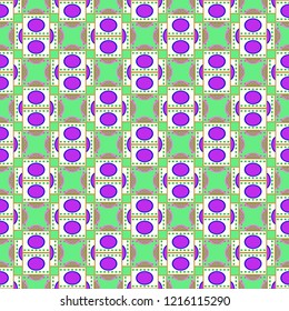 Beautiful abstract background multicolor geometric pattern seamless.
