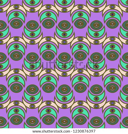 Beautiful abstract background multicolor geometric pattern seamless.