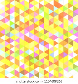 Beautiful abstract background multicolor simple seamless triangle.