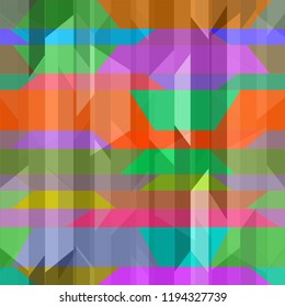 Beautiful abstract background multicolor simple poligonal seamless.