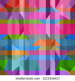 Beautiful abstract background multicolor simple poligonal seamless.