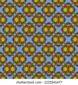 Beautiful abstract background multicolored geometric pattern seamless.