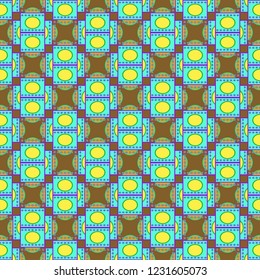 Beautiful abstract background multicolored geometric pattern seamless.