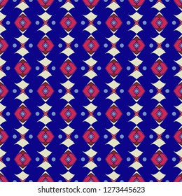 Beautiful abstract background multicolored geometric pattern seamless.