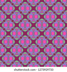 Beautiful abstract background multicolored geometric pattern seamless.
