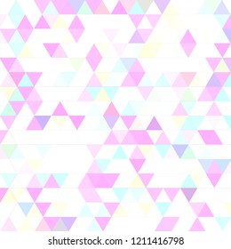 Beautiful abstract background multicolored simple seamless triangle.