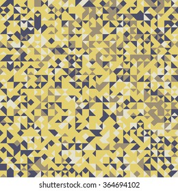 Beautiful abstract background with multicolored triangles - vector seamless pattern