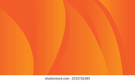 Um belo fundo abstrato com ondas de cor laranja colidindo