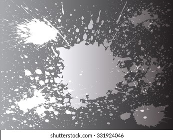 Beautiful abstract background with rainbow splatters