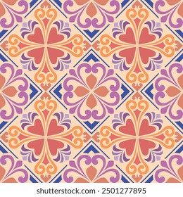 Beautiful abstract background seamless for wrapping paper, linoleum, fabric, clothing, cover, banner vector.