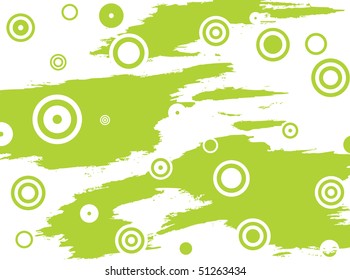 beautiful abstract background of smears and smudges stylish circles