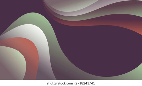 Hermoso fondo abstracto en tonos suaves. Una excelente ilustración para publicidad, carteles, postales, tarjetas de visita, atributos corporativos y sus otros proyectos. Vector.