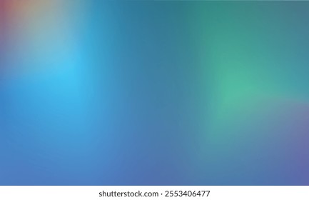 Beautiful abstract background with a soothing gradient of blue and green colors. Ideal for creative designs, presentations, or digital art projects.