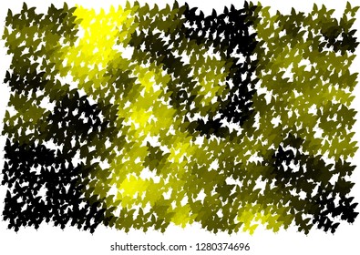 Beautiful abstract background with vector butterflies