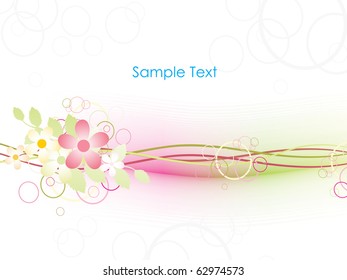 beautiful abstract background, vector illustration