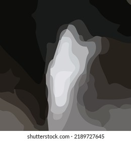 The beautiful abstract of black and grey color blend vector. It is suitable to elegant themed home decorations such as wall paintings or photo frames on the table.