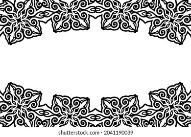 Beautiful abstract black vintage background with white copy space