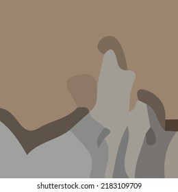 The beautiful abstract of blend color vector. It is suitable to elegant themed home decorations such as wall paintings or photo frames on the table.