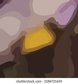 The beautiful abstract of blend color vector. It is suitable to elegant themed home decorations such as wall paintings or photo frames on the table.