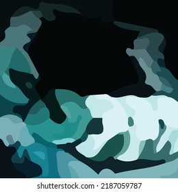 The beautiful abstract of blend color vector. It is suitable to elegant themed home decorations such as wall paintings or photo frames on the table.