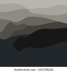 The beautiful abstract of blend color vector. It is suitable to elegant themed home decorations such as wall paintings or photo frames on the table.