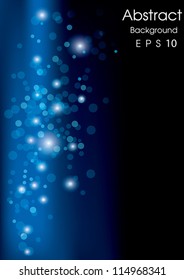 beautiful abstract blue background vector