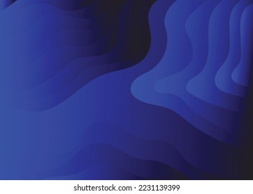 beautiful abstract blue color with gradient