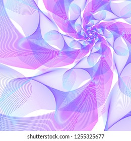 beautiful abstract blue and violet swirled background.