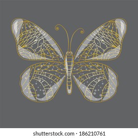 Beautiful abstract butterfly.
