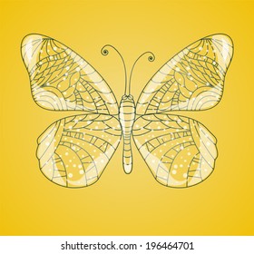 Beautiful abstract butterfly.