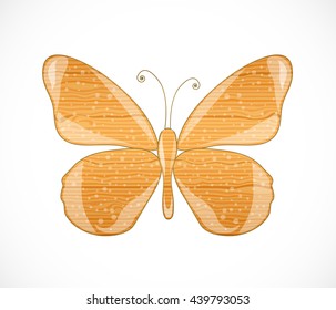 Beautiful abstract butterfly. Illustration 10 version