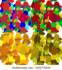 beautiful abstract chaotic bright pattern