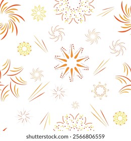 beautiful abstract, colored background with flower shapes and spirals