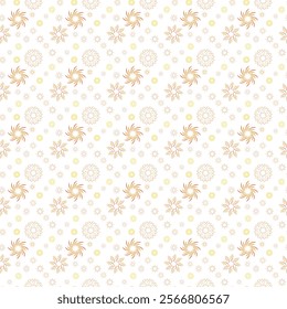 beautiful abstract, colored background with flower shapes and spirals
