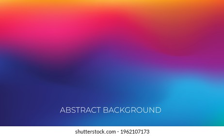 Beautiful abstract colored gradient with movement. It is a light and colorful blur background. Vector Illustration
