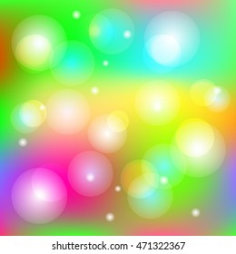 Beautiful abstract colorful background with bokeh defocused lights