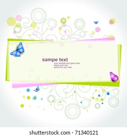 beautiful abstract colorful background design
