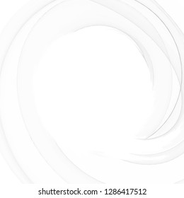 Beautiful abstract concept design. Gray swirl and blur vortex background. Abstract light shape. Grey gradient wallpaper. Vector illustration.