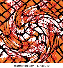 Beautiful abstract dark lines graffiti pattern vector illustration
