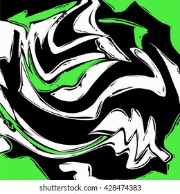 Beautiful abstract dark lines graffiti pattern vector illustration